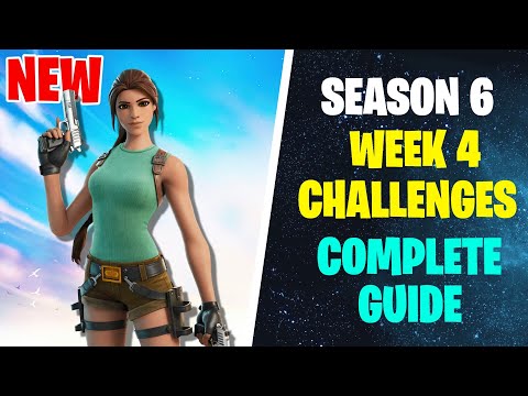 Fortnite All *LEAKED* Week 4 Legendary & Epic Quests(Challenges) Guide - Chapter 2 Season 6