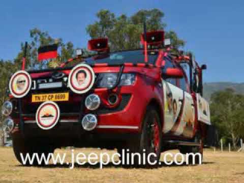 Political Parties Election Campaign Vehicles Customized Jeep Clinic