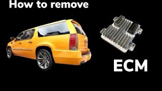 Removing 2007 - 2013 E38 ECM