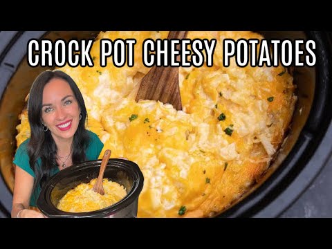Easy Crock Pot Cheesy Potatoes Recipe