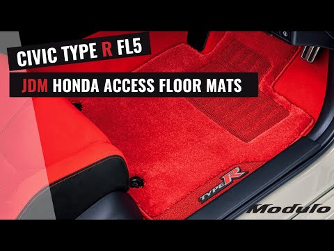 JDM HONDA ACCESS FLOOR MATS + TIP - FL5 CIVIC TYPE R