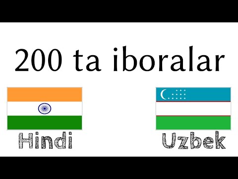 200 ta iboralar - Hindcha - Oʻzbekcha