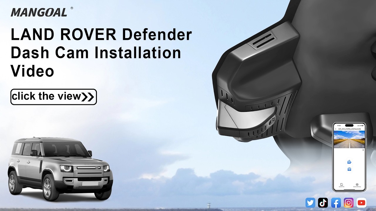  Land Rover Defender (2020-2026) Mangoal OEM Dash Cam Installation | (011G)