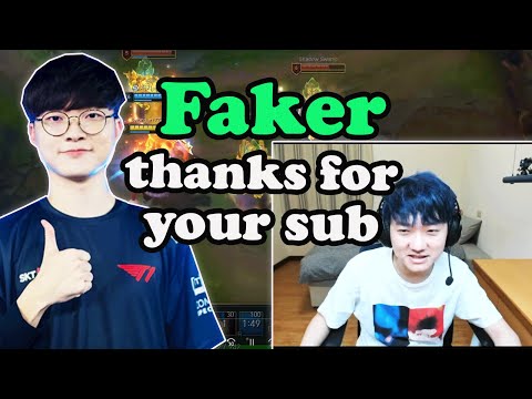 Faker Subscribe TSM SwordArt after seeing his $ 6M General Bard | TSM SwordArt stream