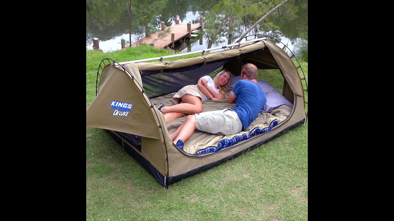 Big Daddy Deluxe is so big, other double swags fit INSIDE it!