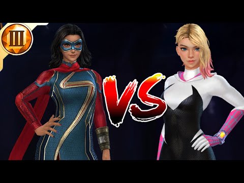 Lvl 70 SPIDER-GWEN vs KAMALA KHAN | WBL TEST | MARVEL Future Fight | mff
