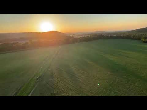 Uncut Paramotor flight. Landing. Pack up.