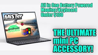 OUNSHLI Portable Lapdock 1080P Monitor/Keyboard wt. Built-in Battery Unboxing and Review ONS-T14B