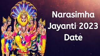 Narasimha Jayanti Date 2023 - When is Narasimha Jayanti 2023 Date -Happy Narasimha Jayanti 2023