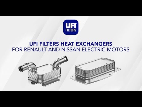 UFI Filters heat exchangers equipped as OE for Renault and Nissan electric motors