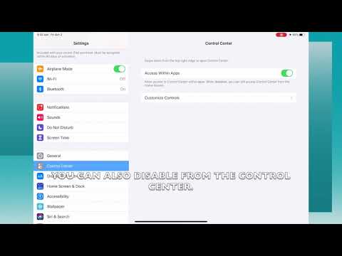 HOW TO ENABLE OR DISABLE AIRPLANE MODE IN IPADOS 13.6 (IPAD)