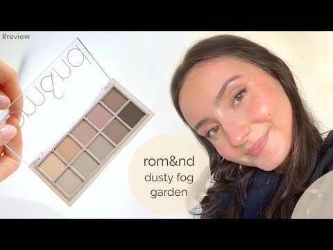 ROMAND BETTER THAN PALETTE Dusty Fog Garden | Romand K-Beauty Eyeshadow Review