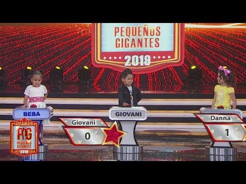 Así fue el duelo de ocurrencias entre Giovani, 'Beba' y Danna | Pequeños Gigantes