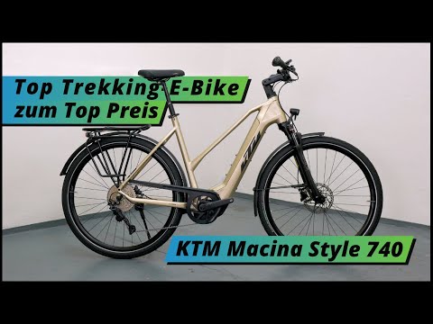 KTM Macina Style 740 2024 - Einsteiger Trekking-E-Bike mit Bosch CX, 750Wh & solider Ausstattung