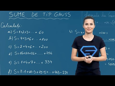Sume de tip Gauss - Matematica - Clasa a V-a