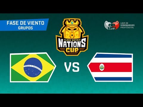 BRASIL x COSTA RICA- CR Nations Cup | Eliminatorias Mundial de Clash Royale - BRUNO CLASH