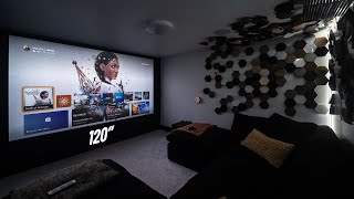Upgrading My Home Theatre with a 120" ALR Screen & 4K Laser Projector!
