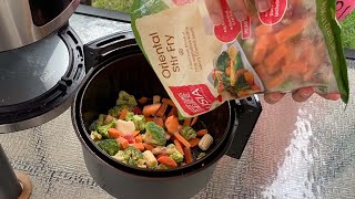 Air Fryer Frozen Vegetables - How To Cook Frozen Mixed Stir Fry Vegetables In The Air Fryer