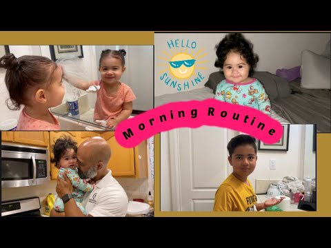 Morning routine with kids / stay at home mom