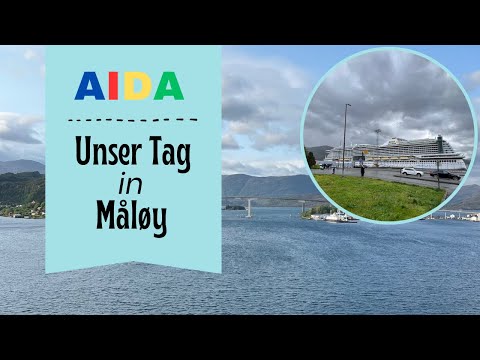 AIDAPerla in Måløy ❤️ traumhafte & unvergessliche Ausfahrt 🛳️