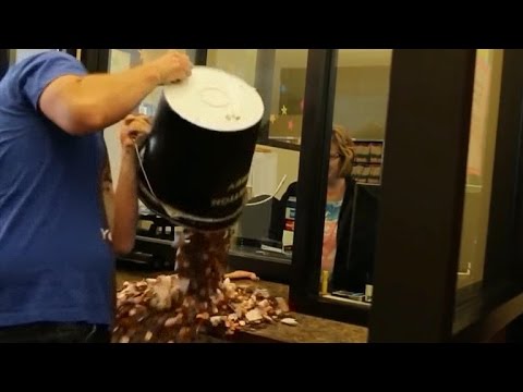 This guy paid his $220 speeding ticket in pennies