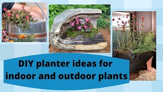 DIY planter ideas for indoor and outdoor plants