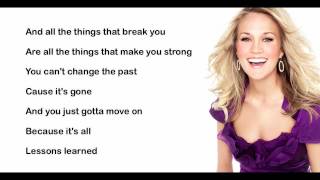 Lessons Learned- Carrie Underwood (with lyrics)