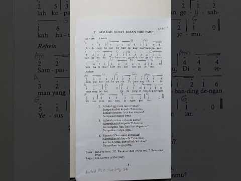 Kidung Penghiburan 7 = NKB 137 - Adakah Berat Beban Hidupmu (Instrumen)