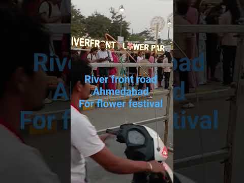 # International flower show road Sabarmati