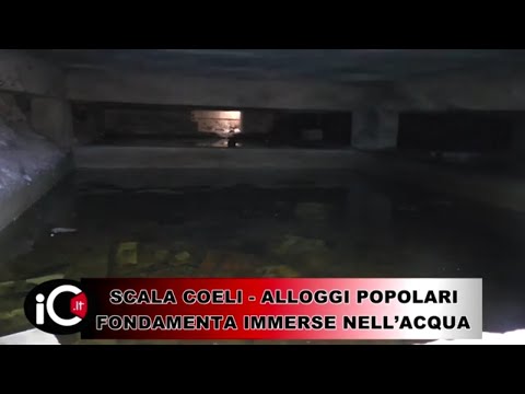 Scala Coeli. Alloggi popolari: fondamenta immerse nell’acqua