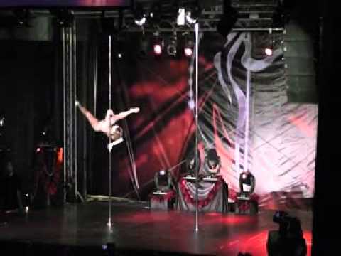 Ayesha dismount variation pole trick - Maria Luz Escalante