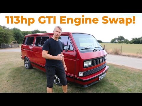 Wir haben einen 113 PS starken Golf GTI-Motor in einen T25/T3 eingebaut!
