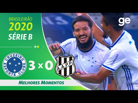 Gols e lances de Cruzeiro x Ponte Preta
