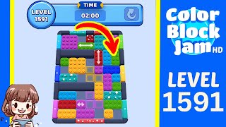 Solusi Level 1591 Color Block Jam