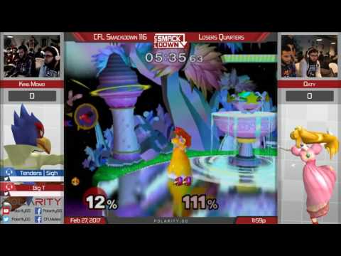 CFL Smackdown 116 Melee - King Momo (Falco) vs Oaty (Peach) - Losers Quarters