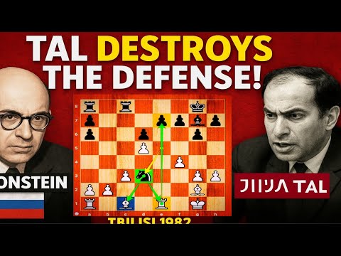 Bronstein vs Tal 1982 – Insane Attack by Tal! | Grandmaster Breakdown
