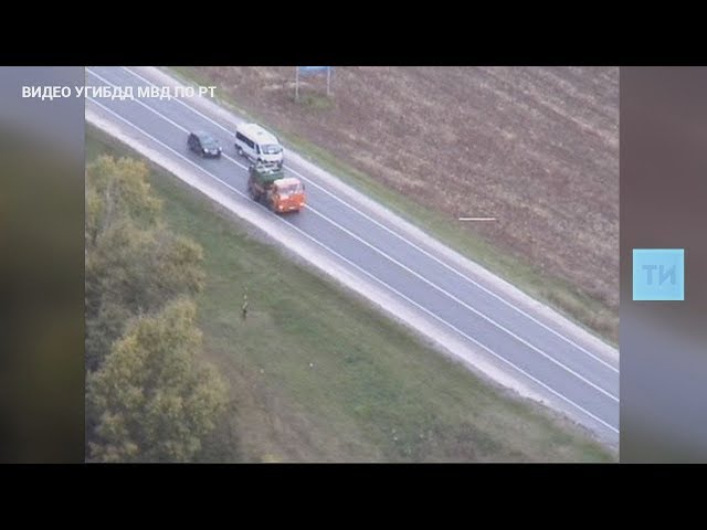 В Татарстане Госавтоинспекция использует аэростаты для фиксации нарушений ПДД+[ВИДЕО]