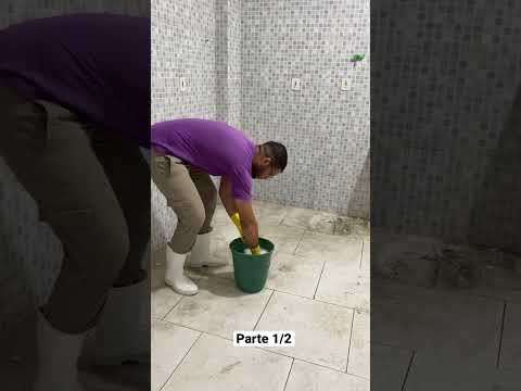 LIMPEI EAE!? Como renovei o piso branco? #cleaning #limpeza #clean #faxina  #asmr