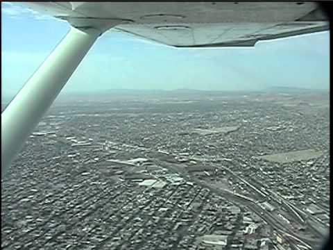 Flying Suzy Azars Cessna 152 at Cielo Dorado and over El Paso.