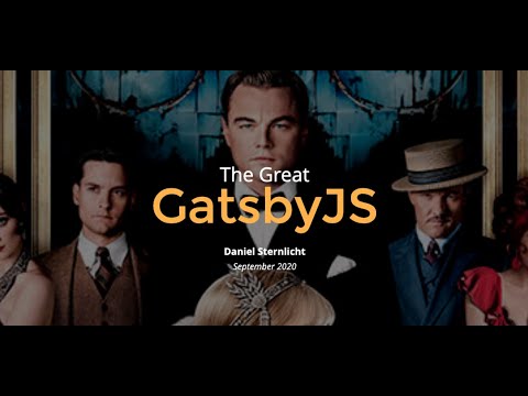 Intro to GatsbyJS - Daniel Sternlicht (English)