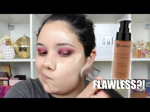 BH Cosmetics Naturally Flawless Liquid Foundation | Review and Demo Video