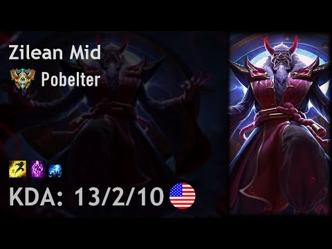 Zilean Mid vs Anivia - Pobelter - NA Challenger Patch 6.22