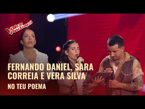 Fernando Daniel, Sara Correia e Vera Silva - "No Teu Poema" | Provas Cegas | The Voice Portugal 2025