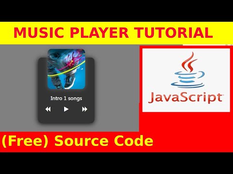 41th Javascript Project Music Player Tutorial For Beginners With Source Code
