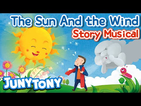 The Sun And the Wind | Story Musical | Fairy Tales | Kids Stories | Nursery Rhymes | JunyTony