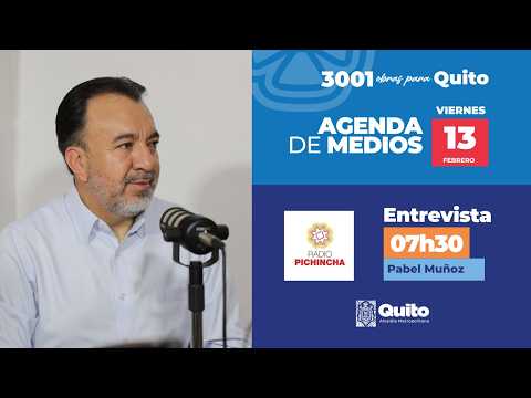 📻 #PabelEnMedios | Entrevista del Alcalde de Quito, Pabel Muñoz (@pabelml) en Radio Pichincha.