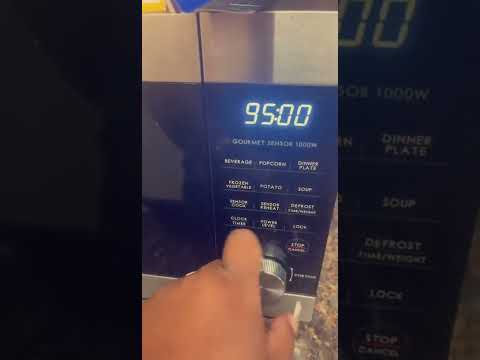 YouTube video about: How to set clock on galanz microwave air fryer?