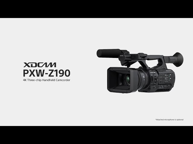 Videocamera professionale Sony PXW-Z190 4K HDR XDCAM Wifi/NFC video