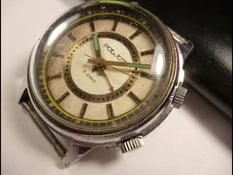 RARE Watch Poljot Signal Alarm 18 jewels Vintage Soviet USSR