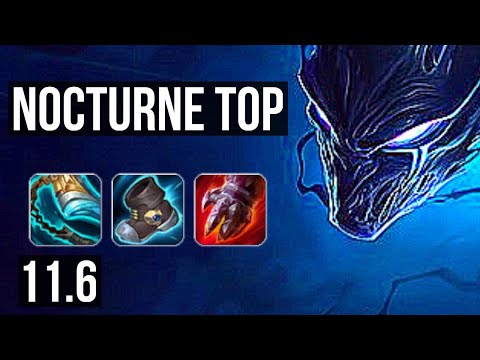 NOCTURNE vs MORDEKAISER (TOP) (DEFEAT) | Rank 4 Nocturne, 600+ games, 5/2/8 | BR Grandmaster | v11.6